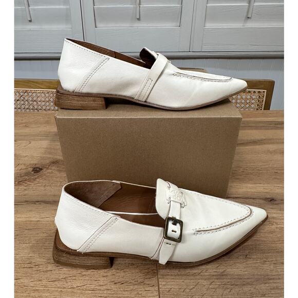 A.S. 98 Averi Shoes Milk Leather Size 8.5 US 39 EU NWOB Elegant Simple - Picture 2 of 16